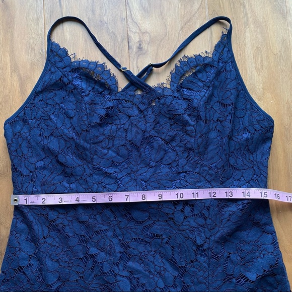 *SOLD*Lulu's Flirting with Desire Navy Blue Lace - Picture 12 of 15
